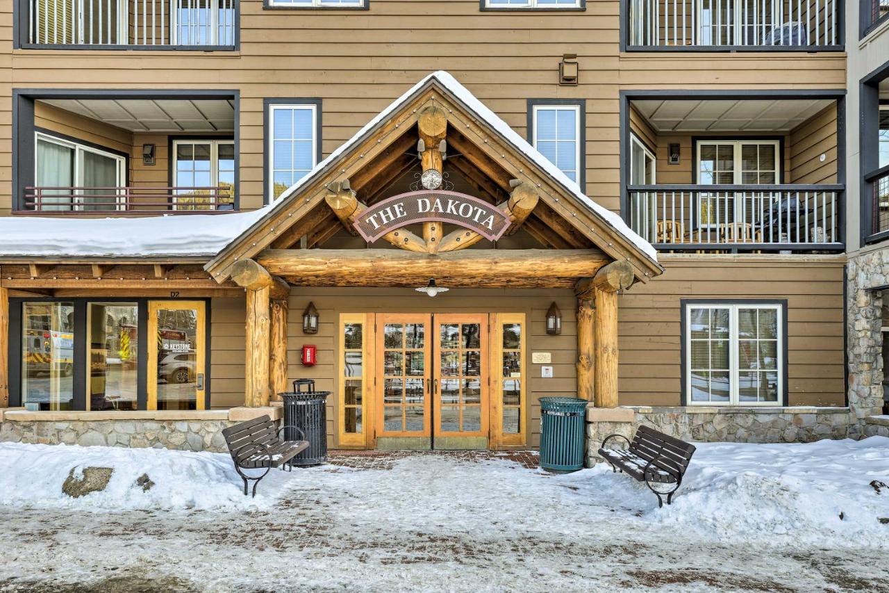 Keystone Ski Condo With Mtn View - Walk To Gondola! Dış mekan fotoğraf