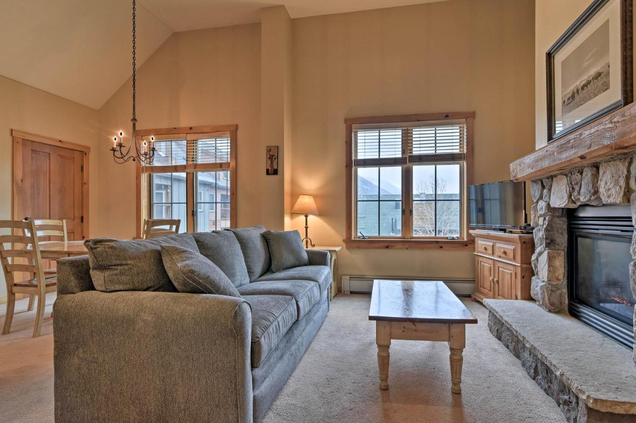 Keystone Ski Condo With Mtn View - Walk To Gondola! Dış mekan fotoğraf